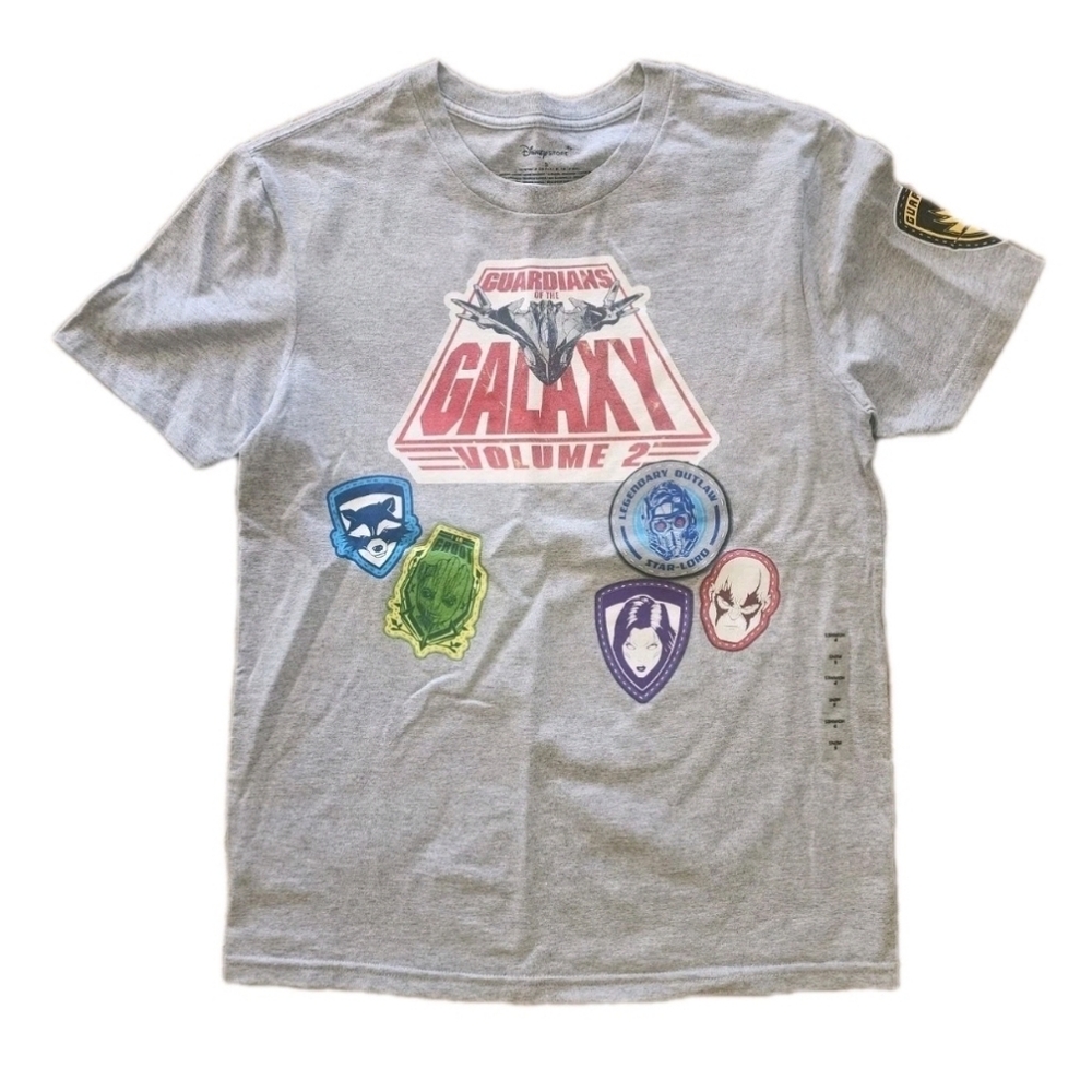 Disney Guardians Of The Galaxy T Shirt in Gray Men's SMALL NWT $25